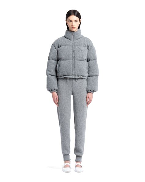 prada puffer jacket outlet|prada cashmere puffer jacket.